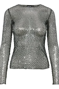 Pcrissi Ls Sequins Top
