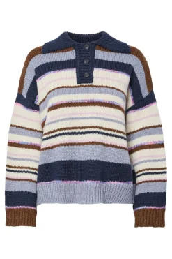 Pcrye Ls Polo Knit