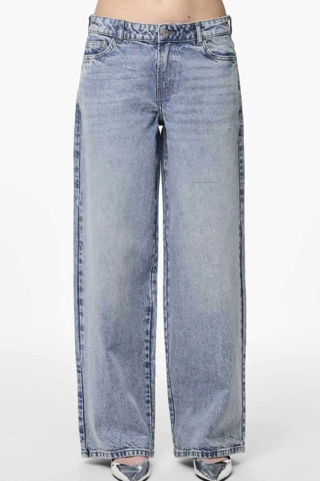 Pcselma Lw Wide Jeans Lb