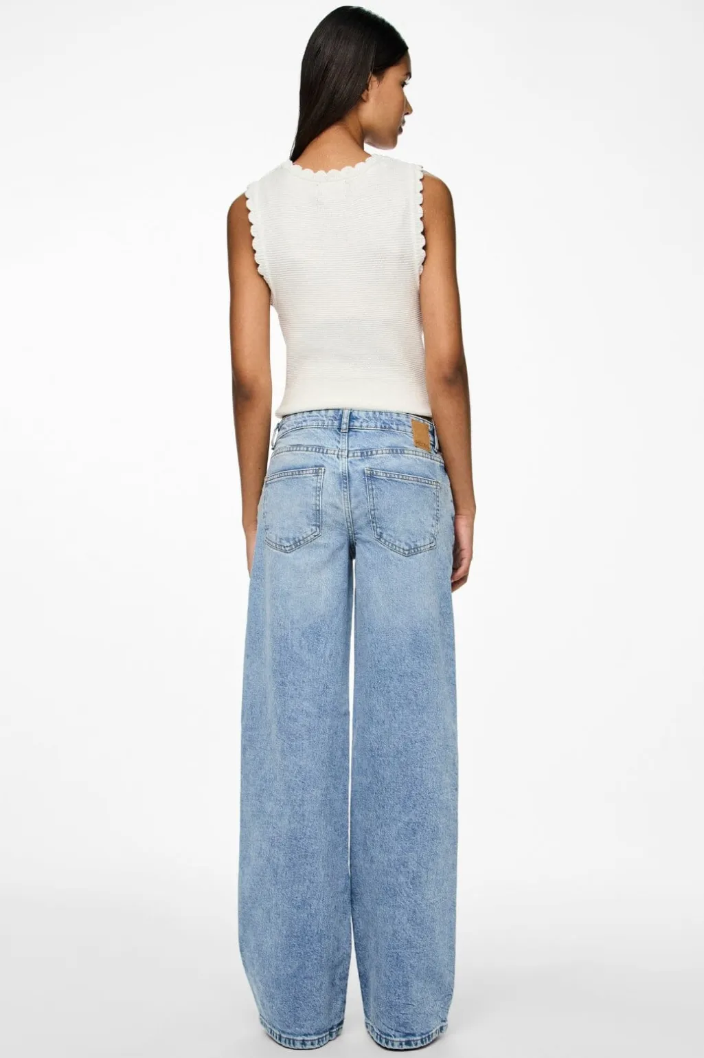 Pcselma Lw Wide Jeans Lb