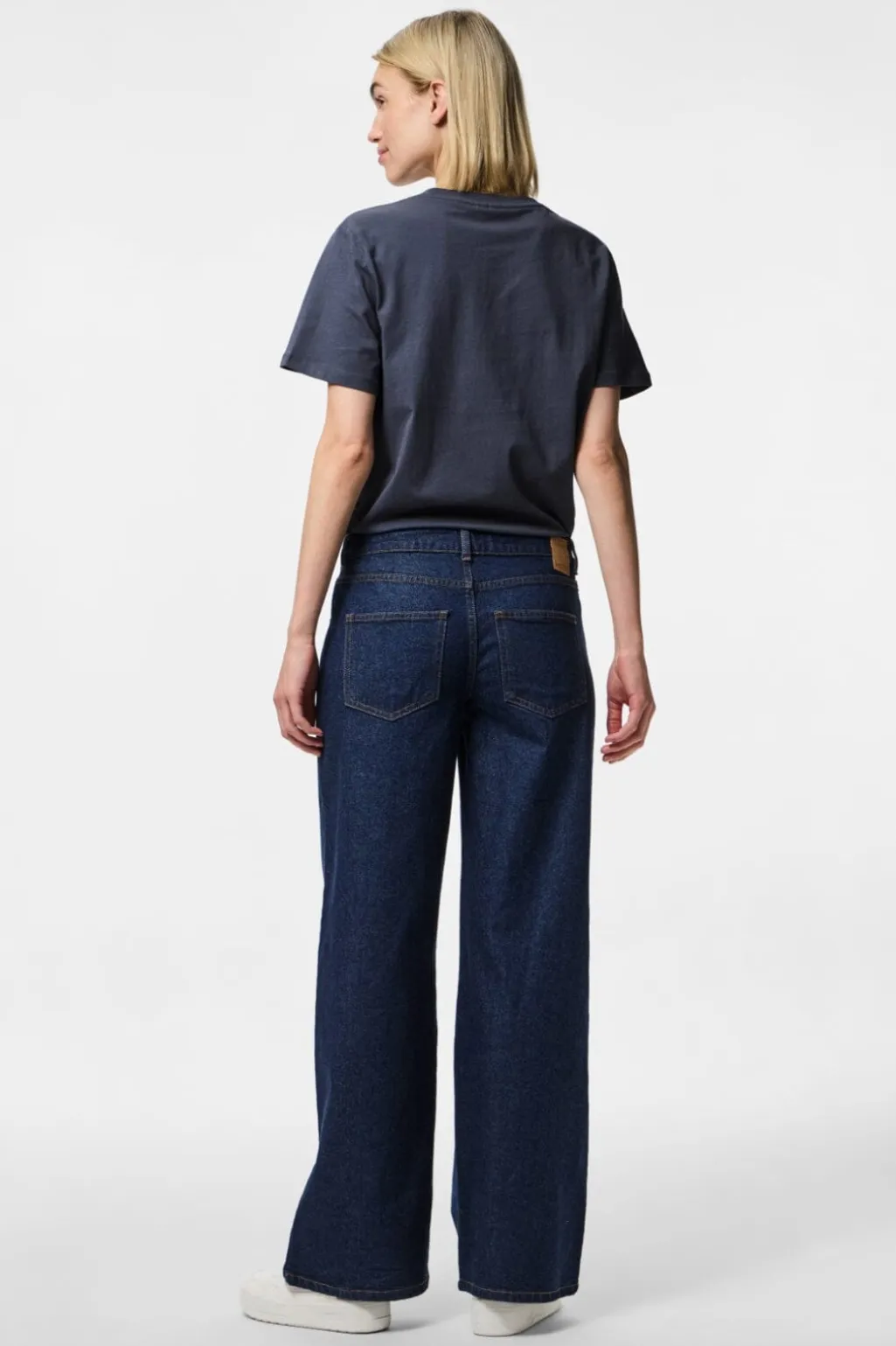 Pcselma Lw Wide Jeans Rinse