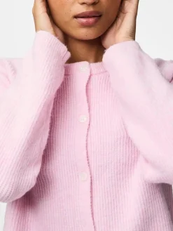 Pcsilly Ls O-Neck Knit Cardigan