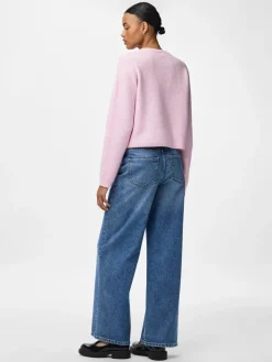 Pcsilly Ls O-Neck Knit Cardigan