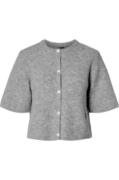 Pcsilly Ss O-Neck Knit Cardigan