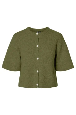 Pcsilly Ss O-Neck Knit Cardigan