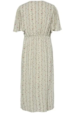 Pctaitlyn Ss V-Neck Midi Dress