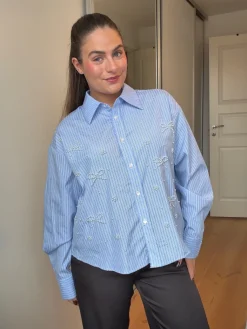 Pearl Bow Shirt 160786C