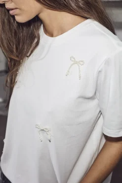Pearl Bow Tee HL10027