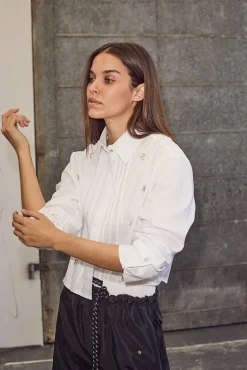 Pearl Crop Shirt HL10334