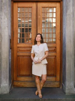 Petrani Pinstriped Skirt 165192