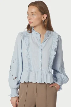 Petrine Embroidery Blouse 161136