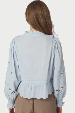 Petrine Embroidery Blouse 161136
