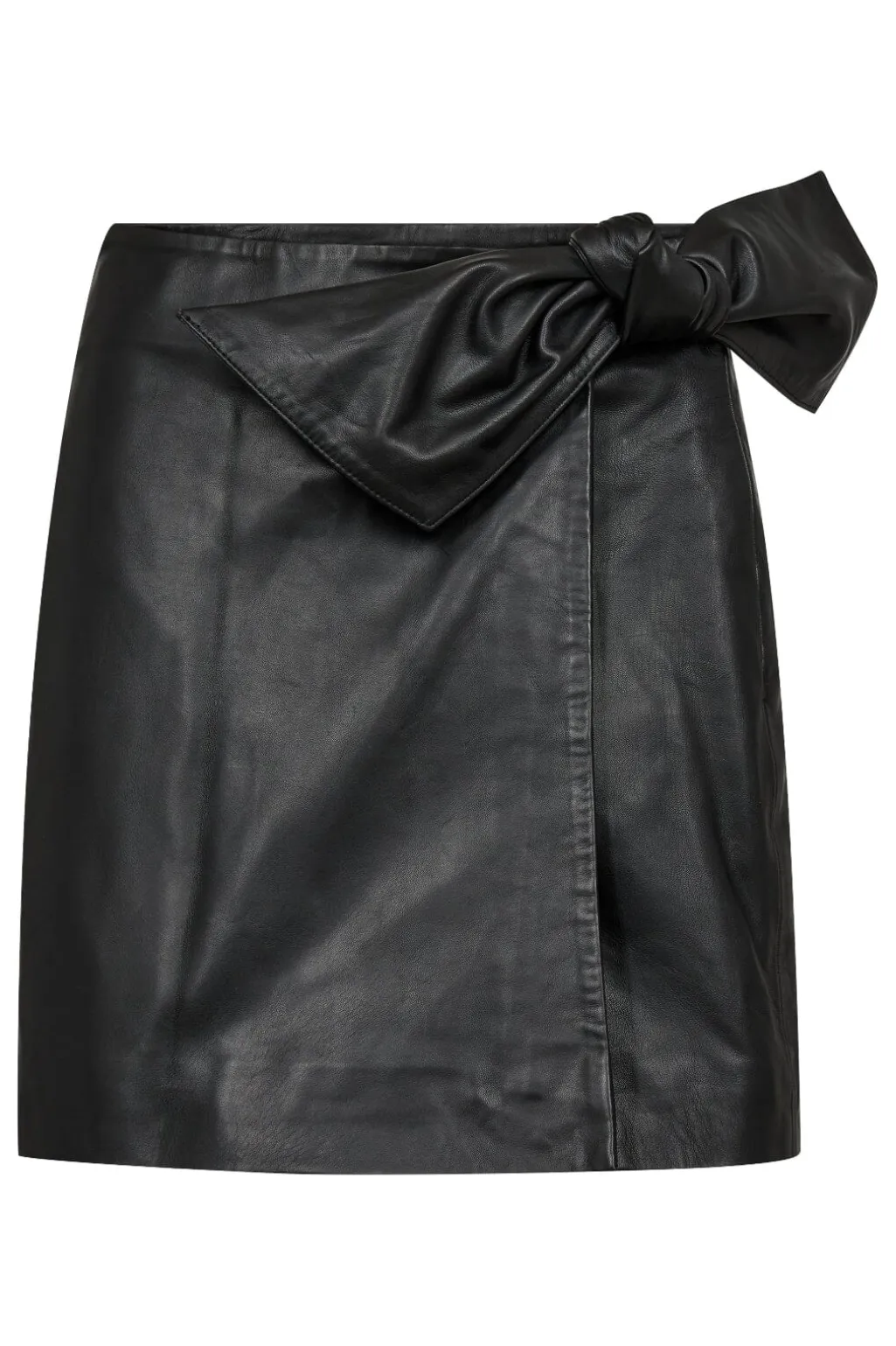 Phoebecc Leather Bow Skirt 34165