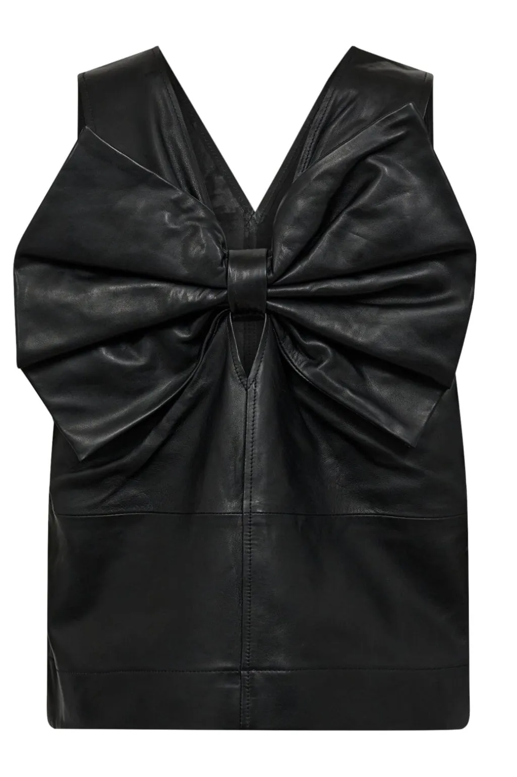 Phoebecc Leather Bow V-Top 35884