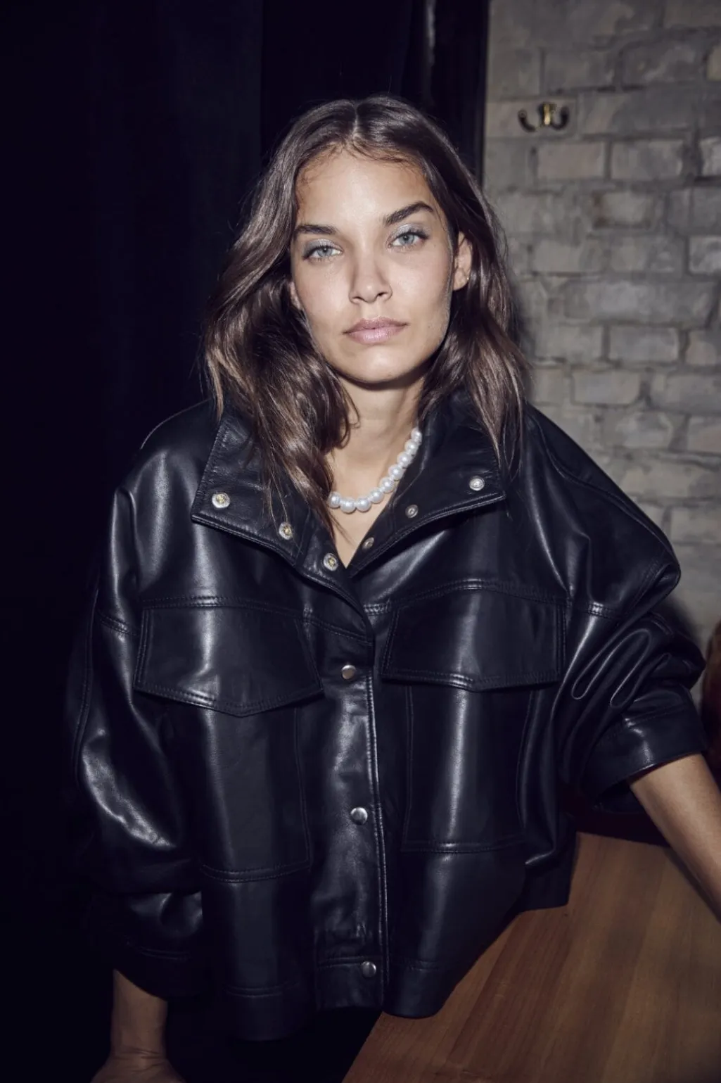 Phoebecc Leather Box Jacket 30260