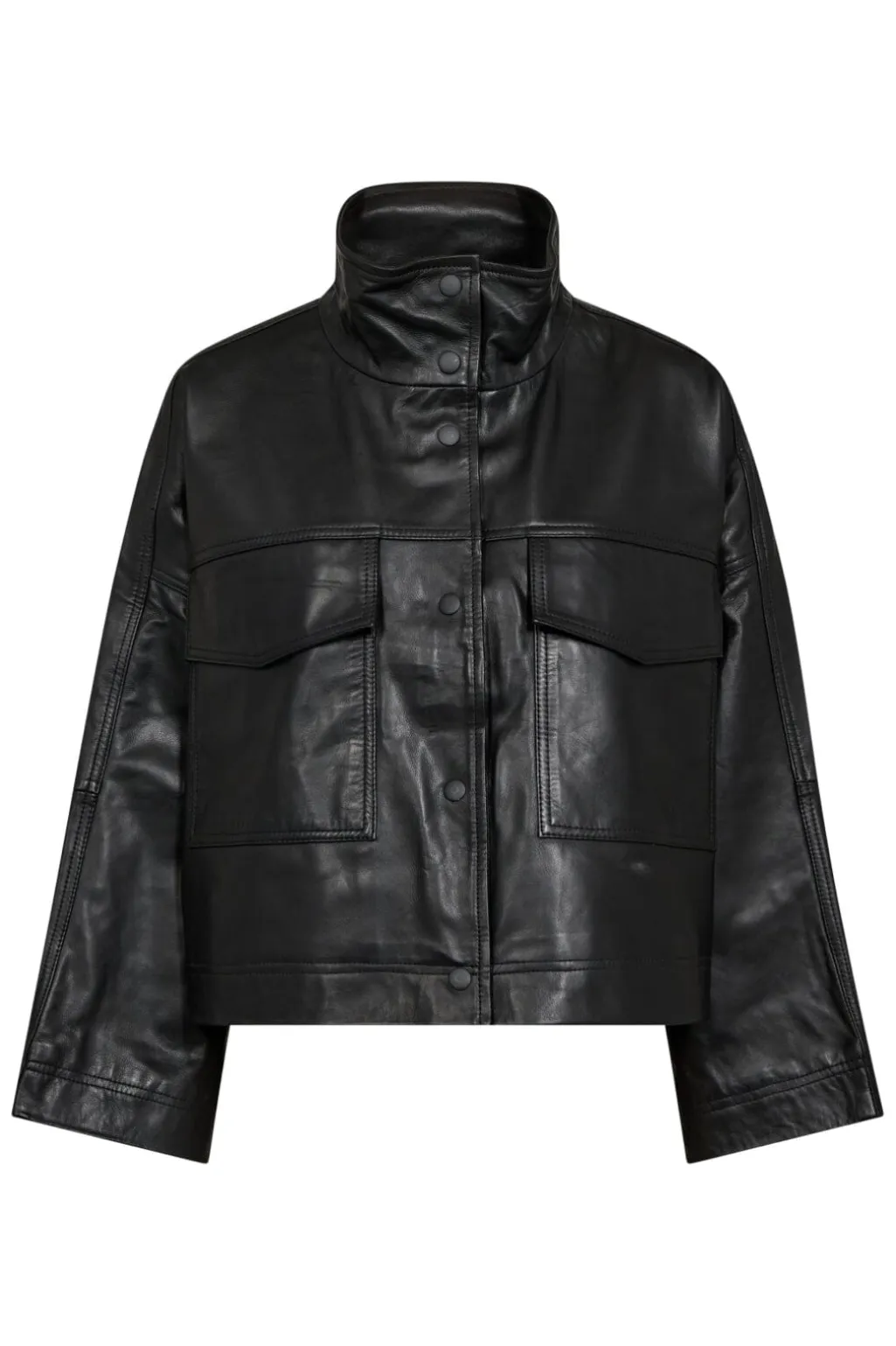 Phoebecc Leather Box Jacket 30260