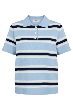 Polo Stripe Knit Blouse AV5060