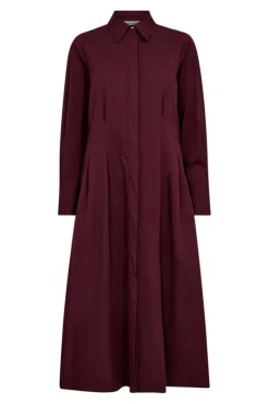 Poppycc Shirt Long Dress 36526