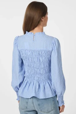 Possa Twist Stripe Blouse 166412