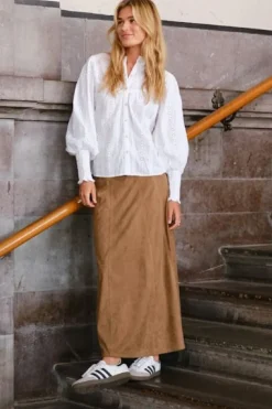 Raya Faux Suede Skirt 166255