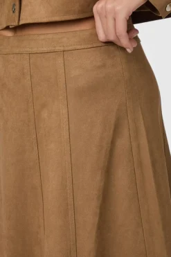 Raya Faux Suede Skirt 166255