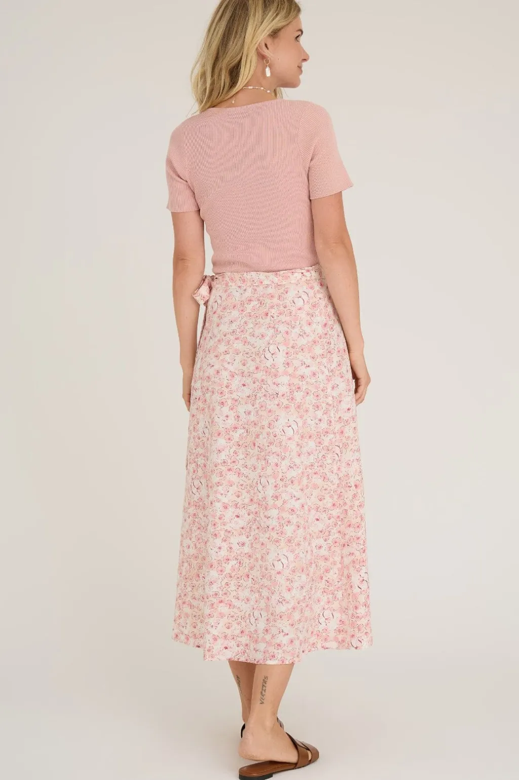 Rib Knit Short Sleeve Top