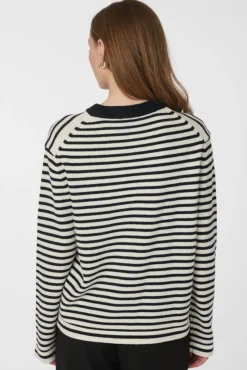 Rivi Stripe Knit Sweater 164957