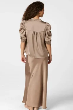 Roella Heavy Sateen Blouse 162590