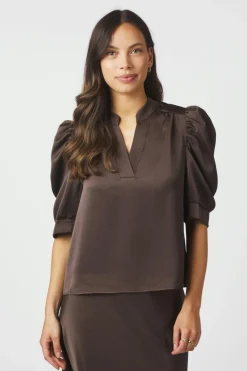 Roella Heavy Sateen Blouse 162590