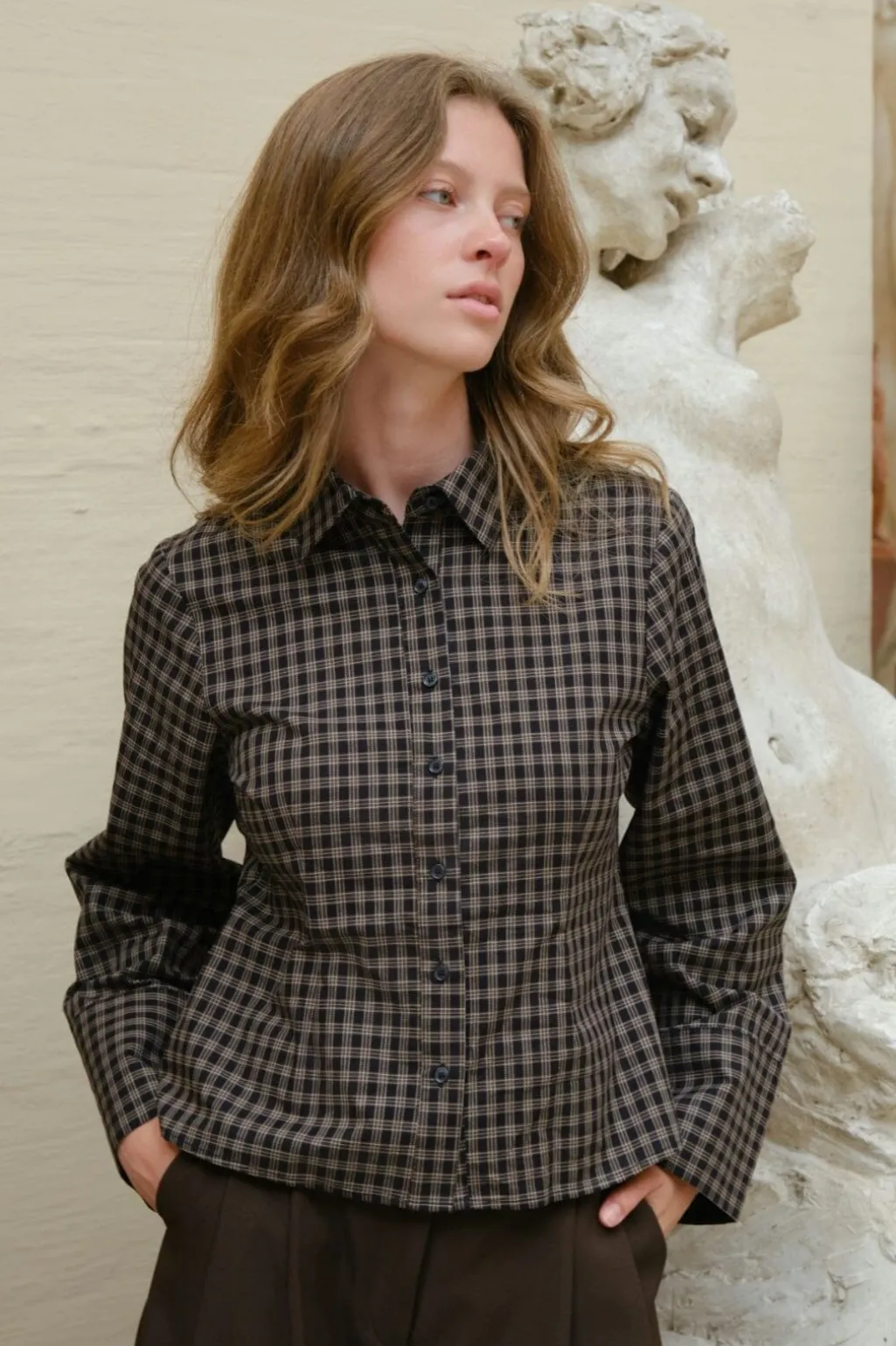 Rosa Mini Check Shirt 167089