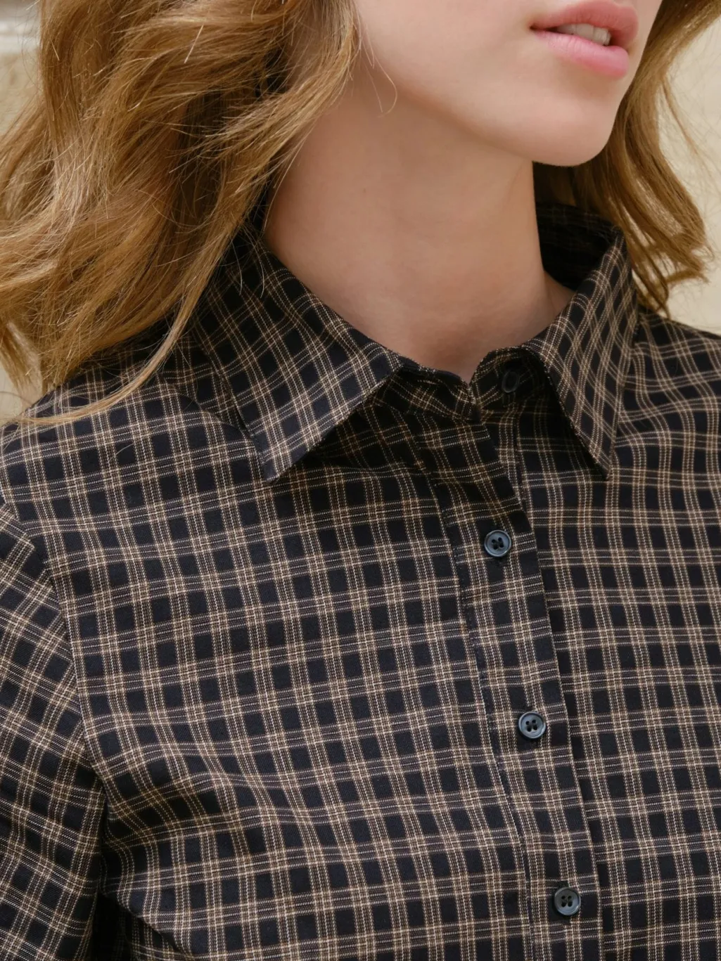Rosa Mini Check Shirt 167089