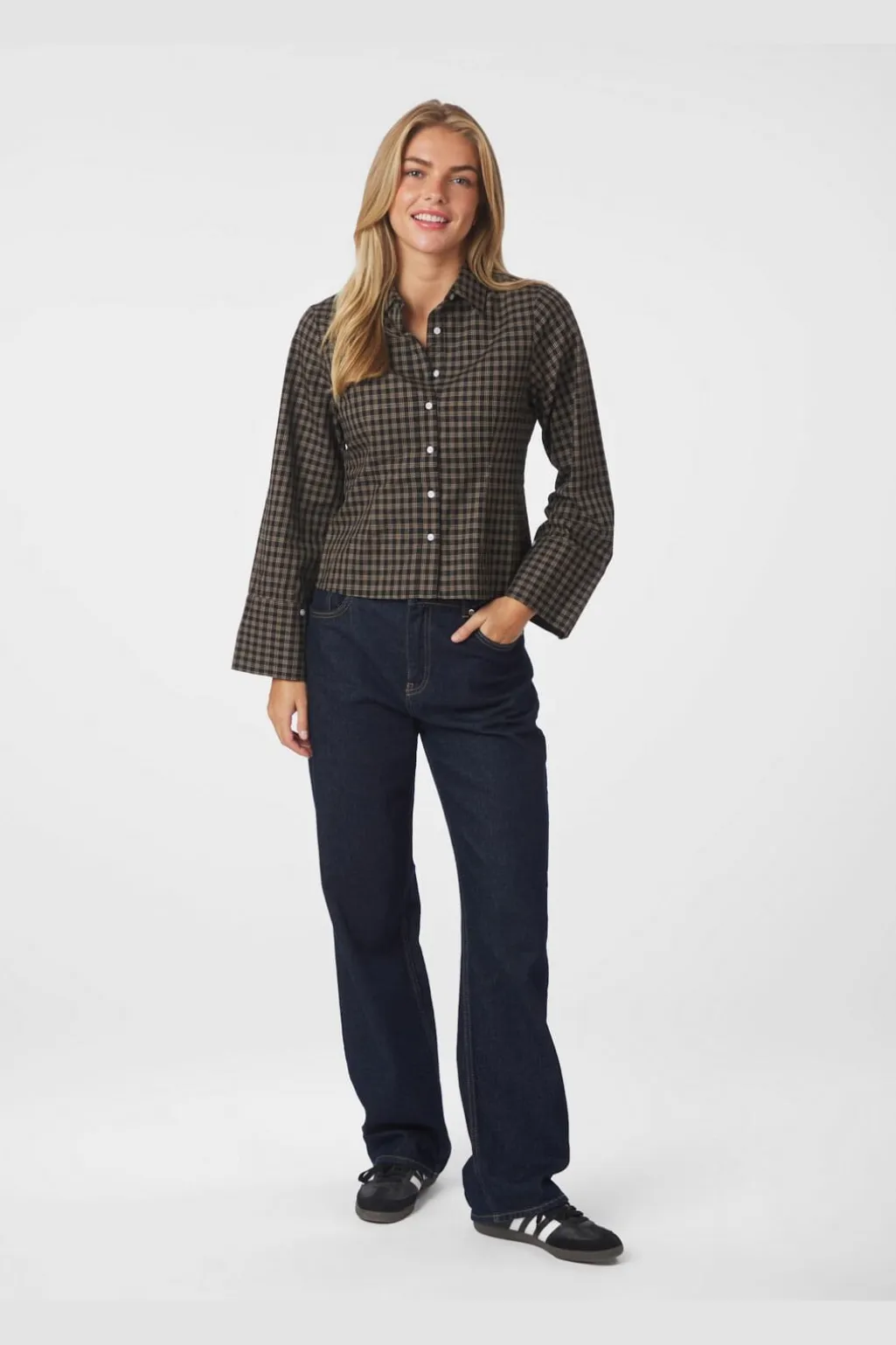 Rosa Mini Check Shirt 167089