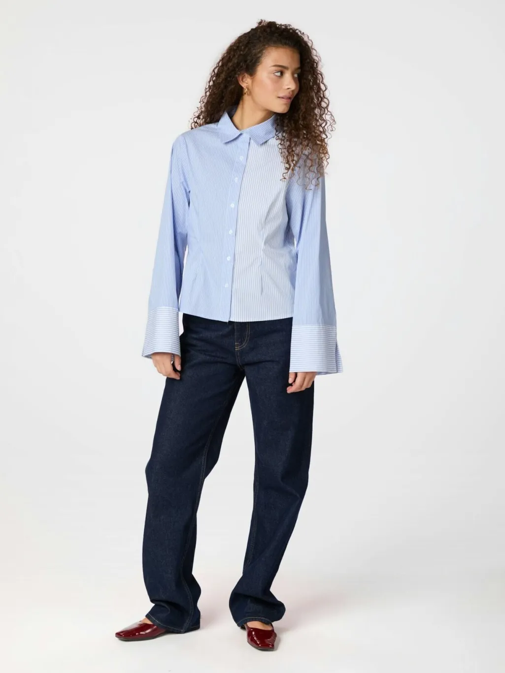 Rosa Mix Stripe Shirt 164481