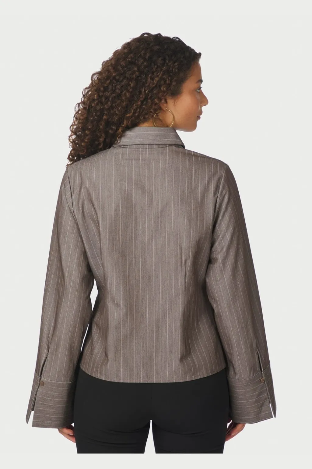 Rosa Pinstripe Melange Shirt 167016