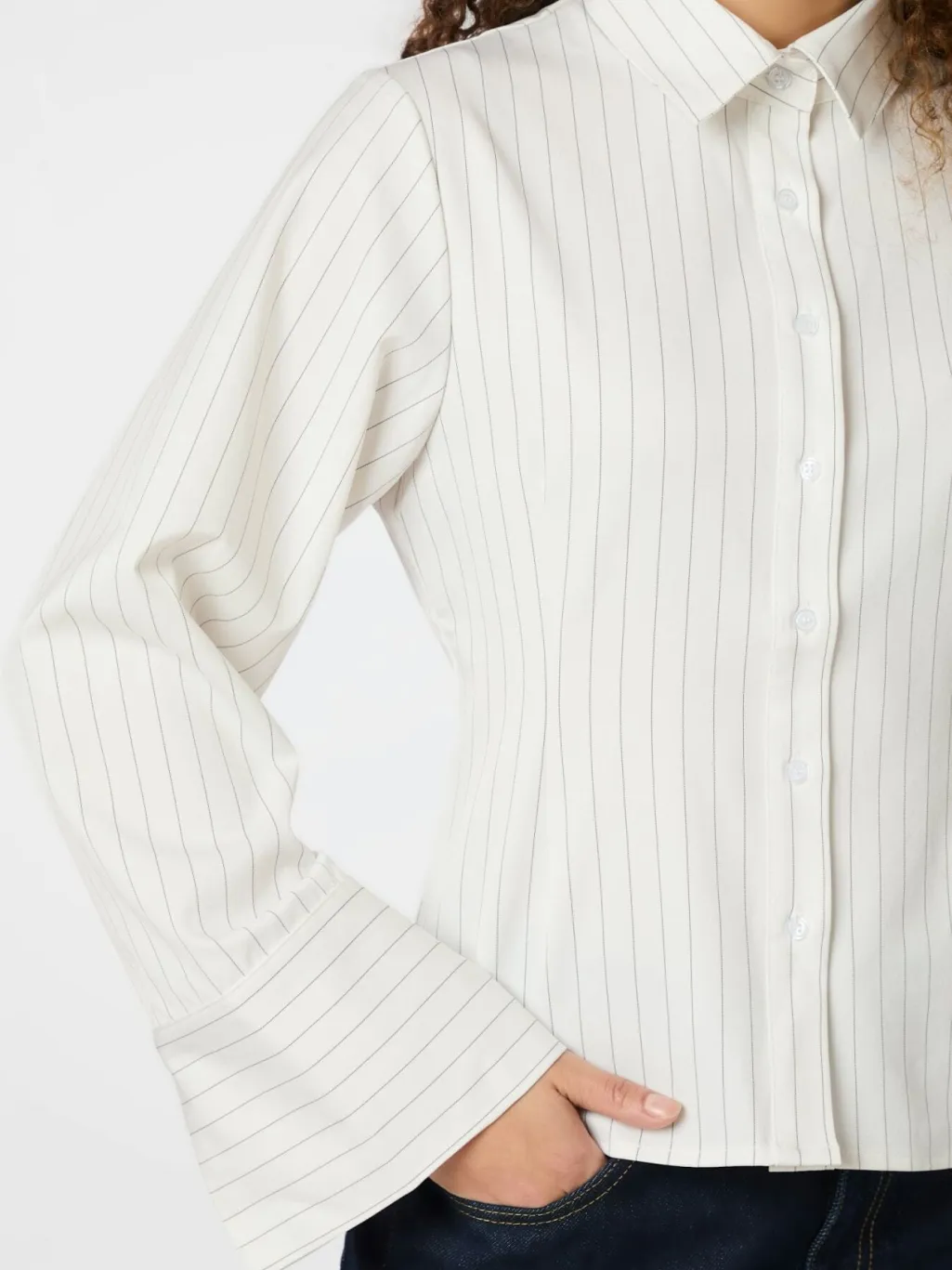 Rosa Pinstripe Shirt 163561