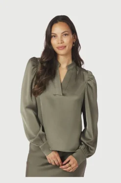 Rosslyn Heavy Sateen Blouse 163769