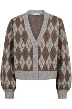 Rowcc Check Cardigan 32212