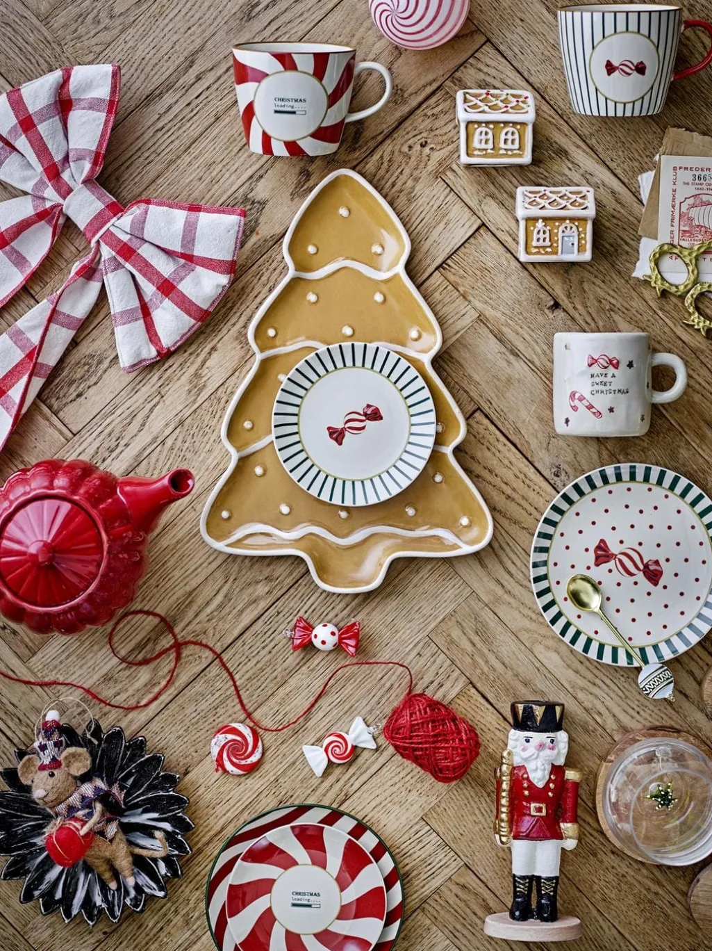 Ruby Dekorations Sløjfe, Rød, Bomuld 82068551