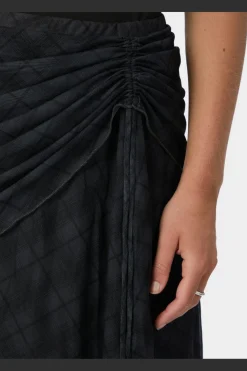 Saffron Check Mesh Skirt 167206