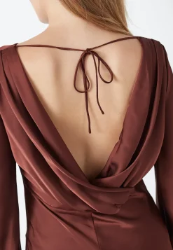 Safiracc Waterfall Back Dress 36564