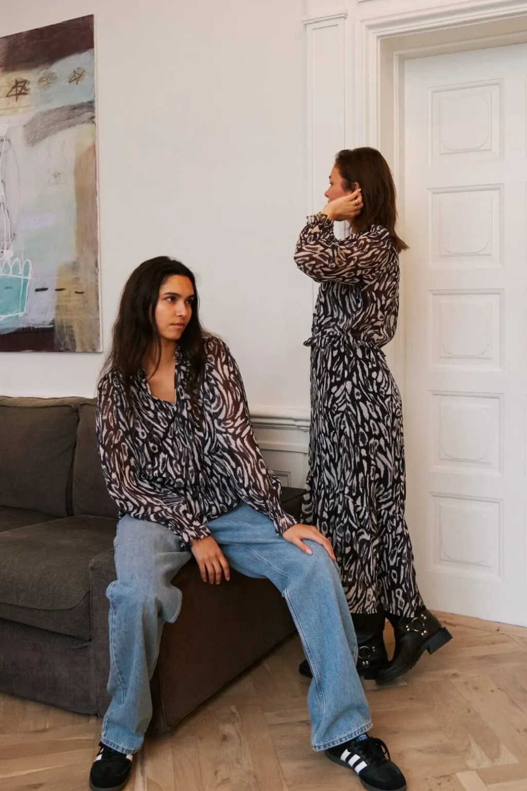 Saia Abstract Leo Dress 164414