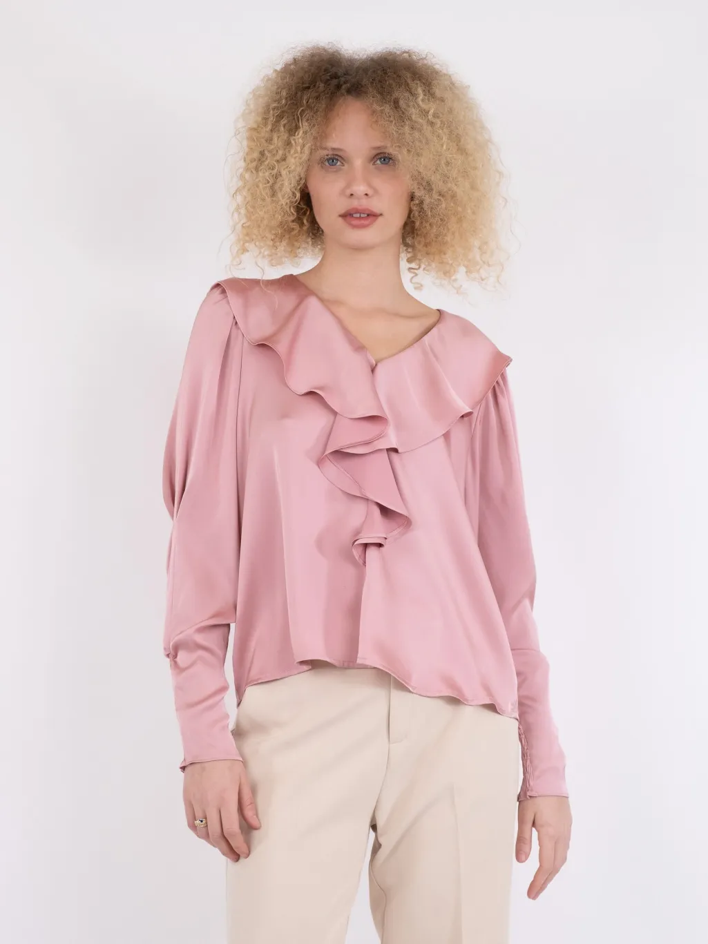 Sandie Sateen Blouse