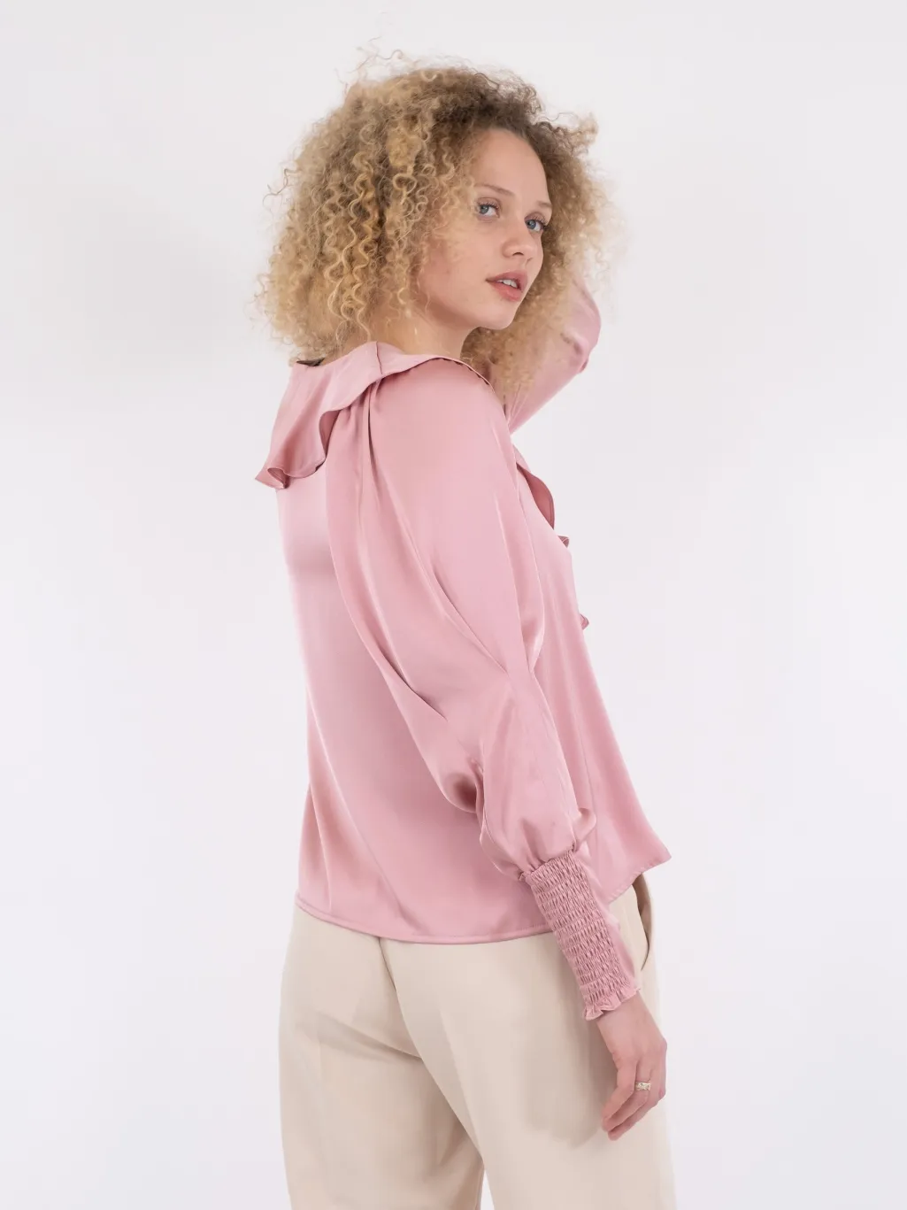 Sandie Sateen Blouse