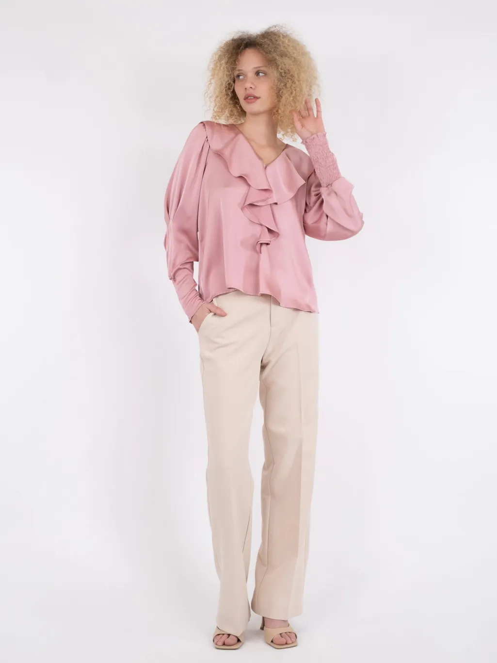 Sandie Sateen Blouse