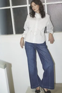 Sannacc Tie Waist Shirt 35893