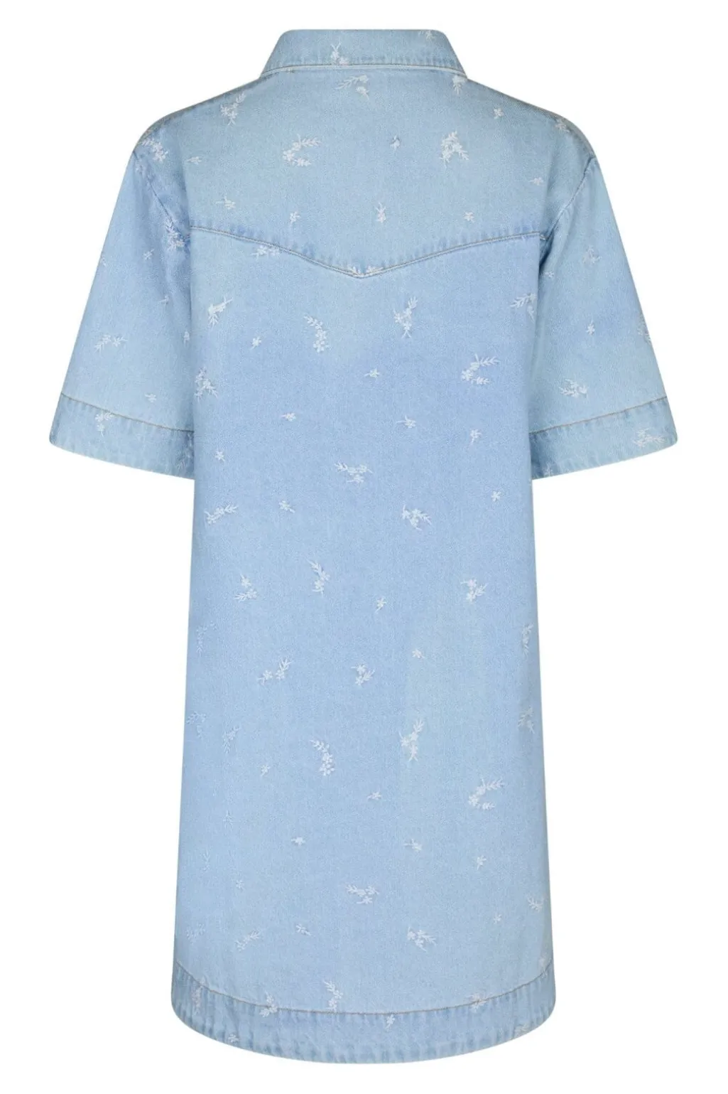 Saras Denim Emb Dress 166045