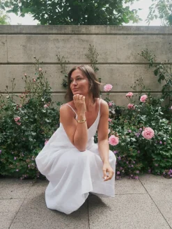 Savani Long Linen Dress 165480