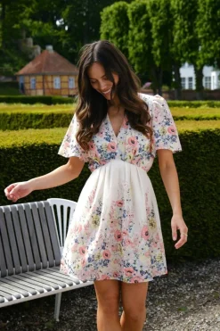 Shena Flower Print Dress 166451