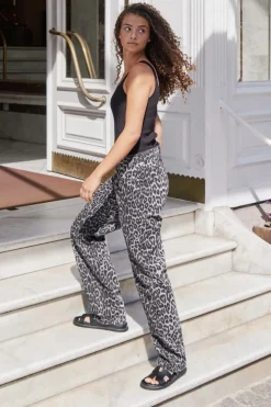 Simona Leopard Pants