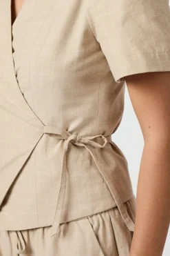 Simoni Stripe Blouse 165361